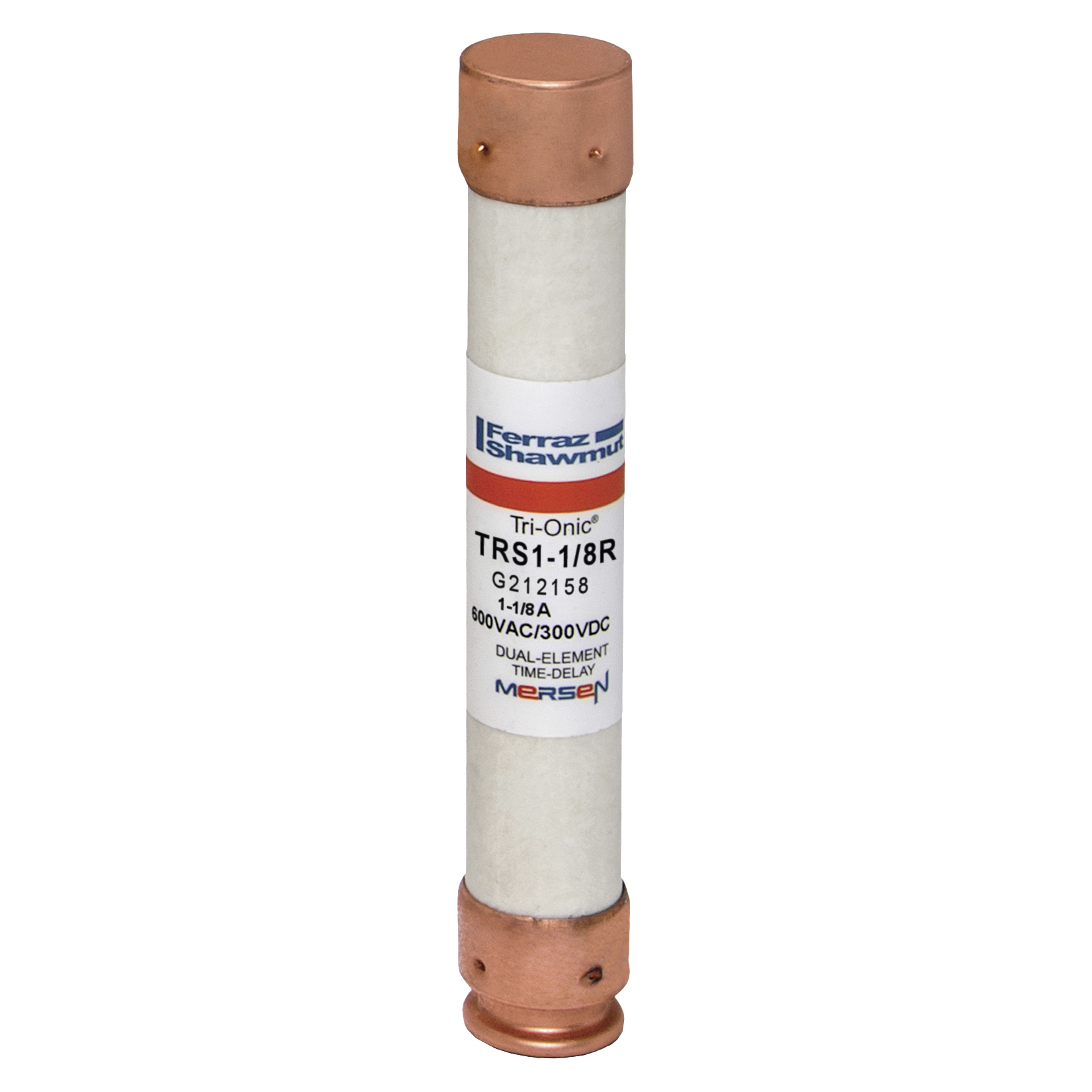 Fuse TRS-R - Class RK5 - Time-Delay 600VAC 600VDC 1.125A Ferrule