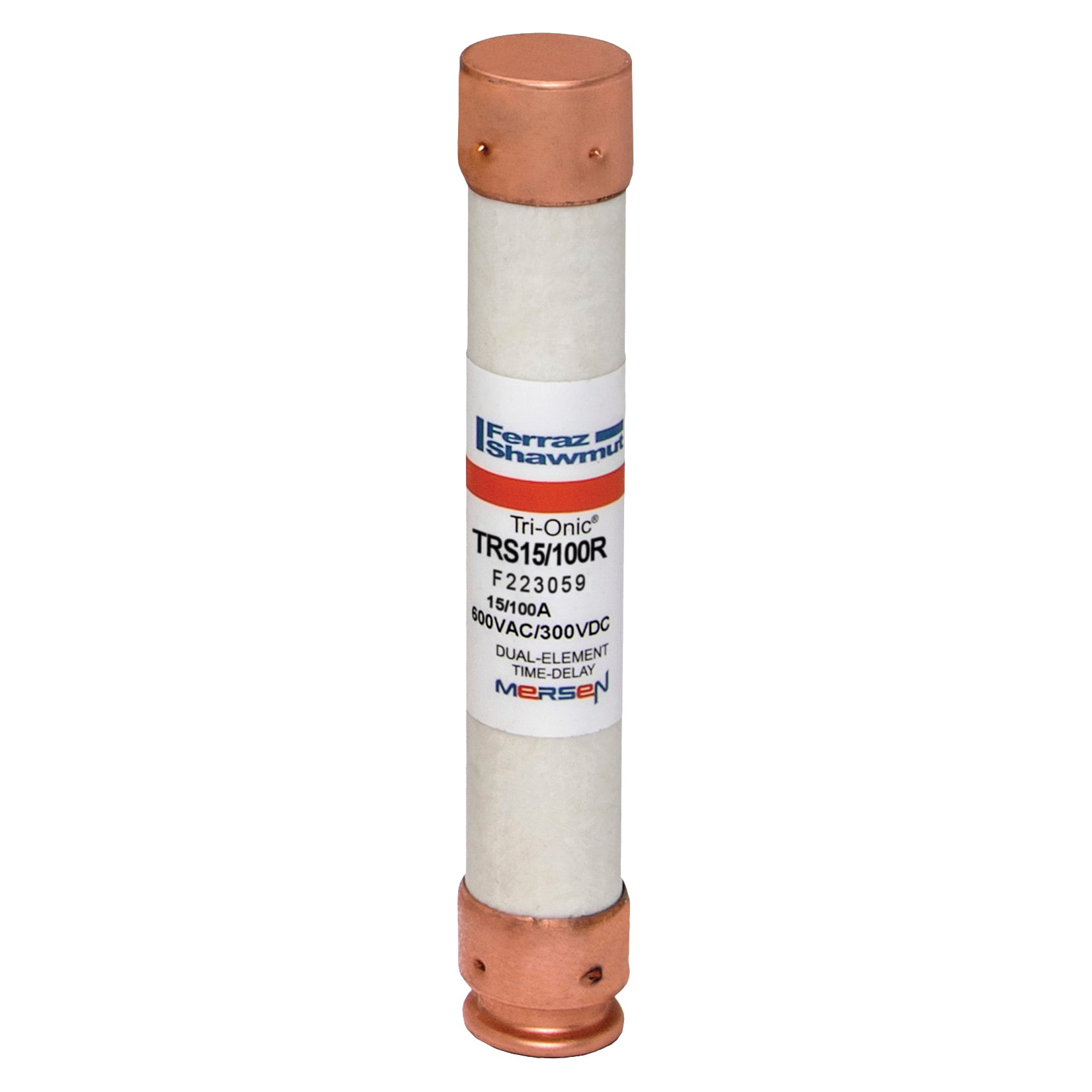 Fuse TRS-R - Class RK5 - Time-Delay 600VAC 600VDC 0.15A Ferrule