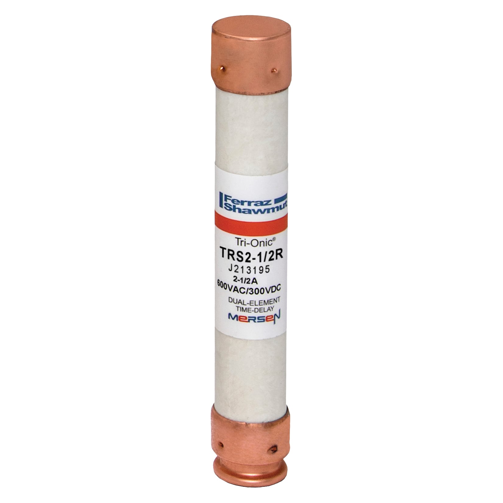 Fuse TRS-R - Class RK5 - Time-Delay 600VAC 600VDC 2.5A Ferrule
