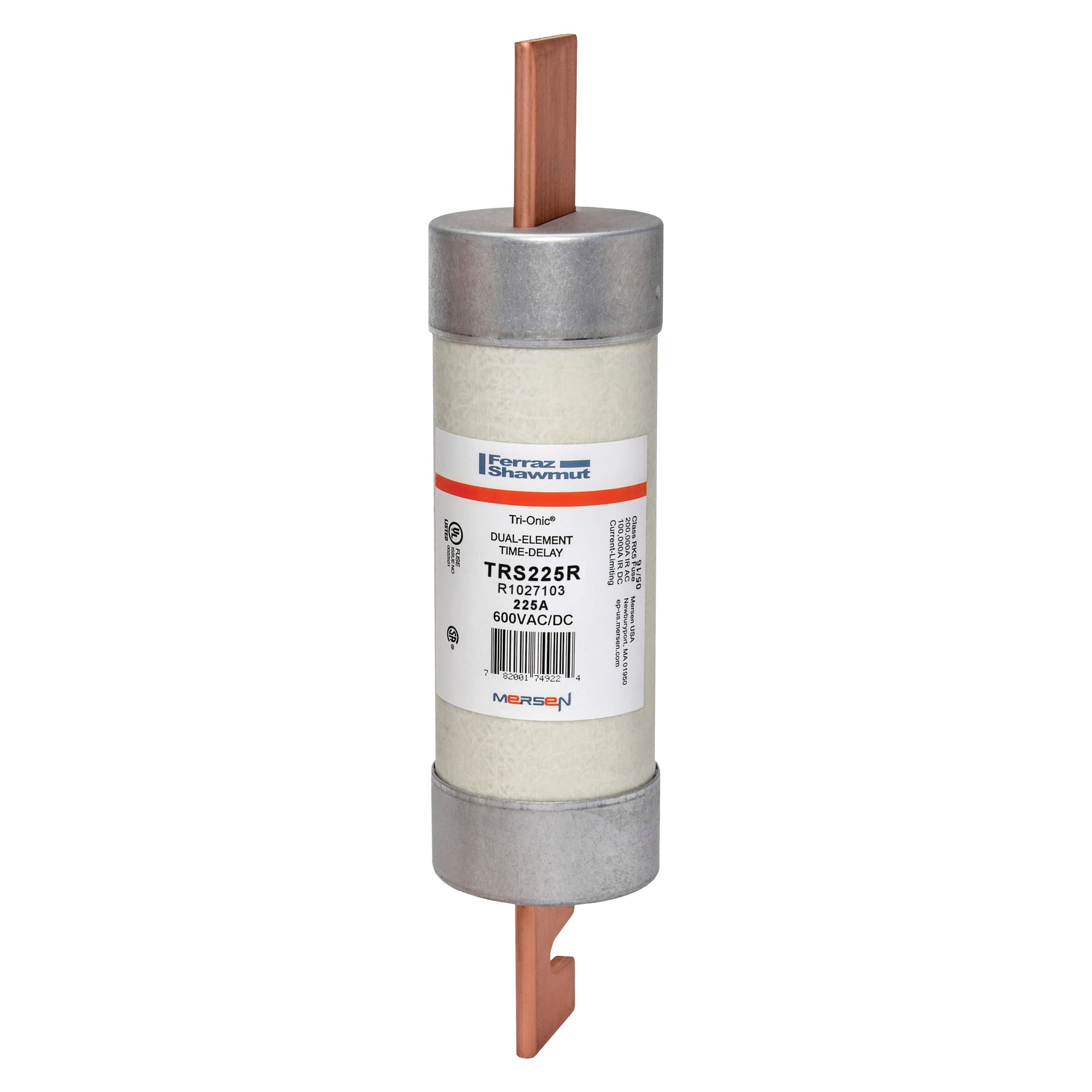 Fuse TRS-R - Class RK5 - Time-Delay 600VAC 600VDC 225A Blade