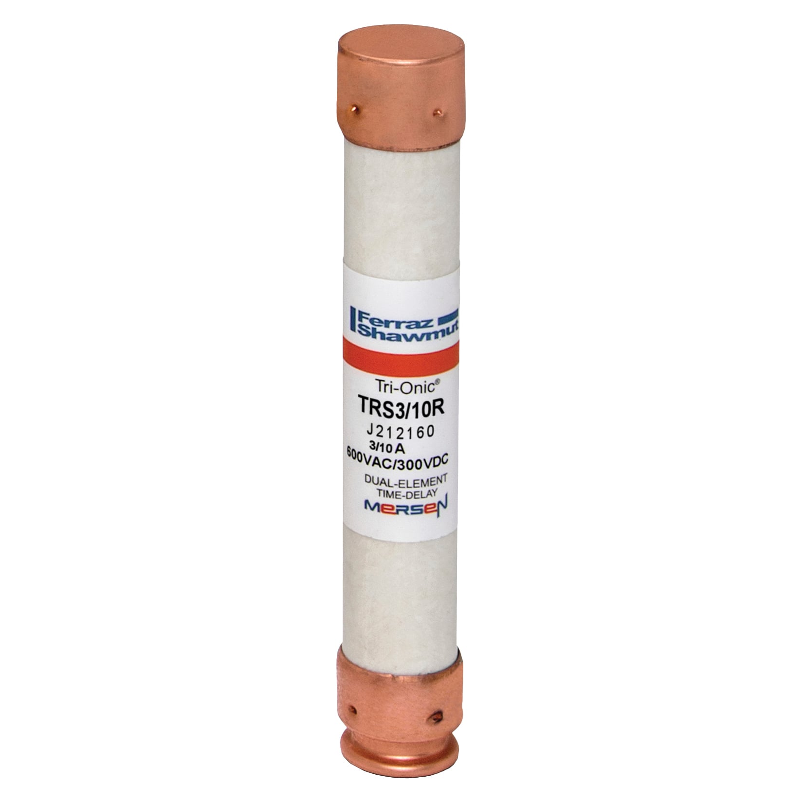 Fuse TRS-R - Class RK5 - Time-Delay 600VAC 600VDC 0.3A Ferrule