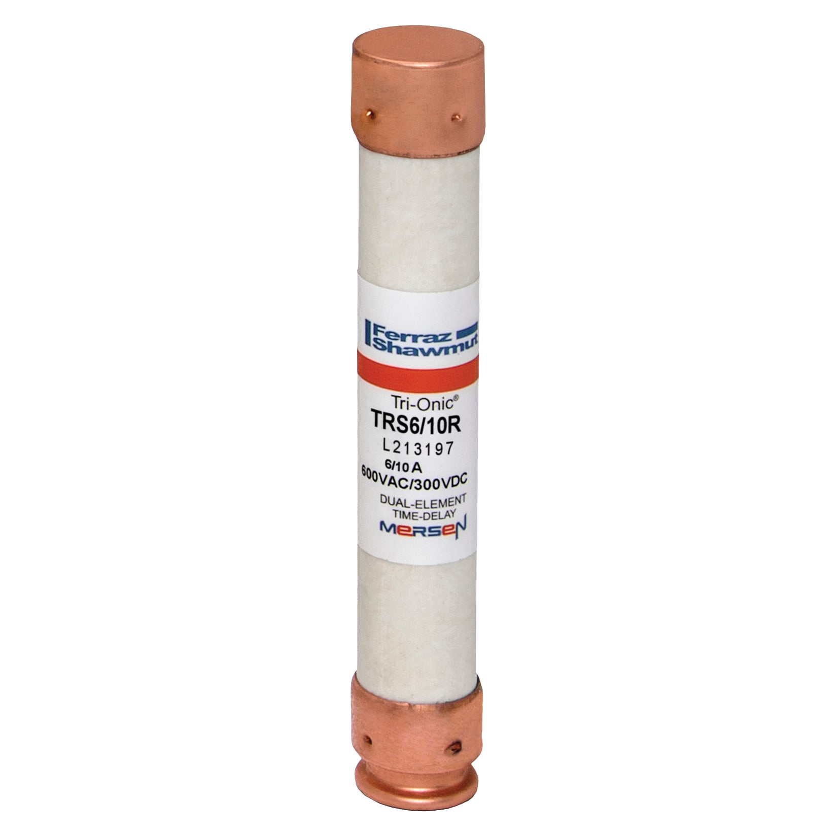 Fuse TRS-R - Class RK5 - Time-Delay 600VAC 600VDC 0.6A Ferrule