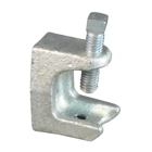 Beam Clamp; 1 Inch, Malleable Iron, Hot-Dipped Galvanized