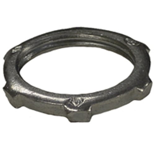 Locknut; 3/8 Inch, Threaded, Steel