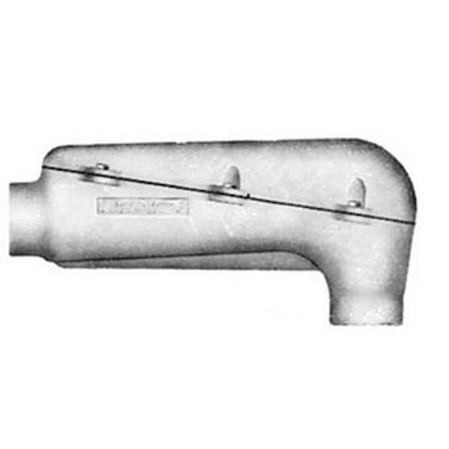Type LB Mogul Conduit Body, 2-1/2 inch, Malleable Iron, Zinc Electroplated