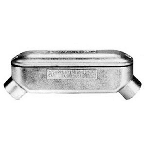 Unilet; NEC 6x8x Series Mogul Type UB Mogul Conduit Body; 1 Inch, Aluminum, Threaded
