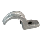 Clamp; 3/4 Inch, Malleable Iron, Hot-Dip Galvanized
