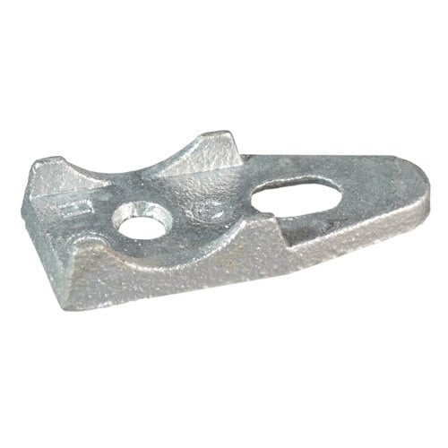 1-Hole Clamp Back; 3/4 Inch, Hot-Dip Galvanized, Malleable Iron