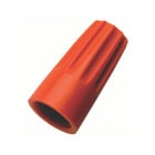 IDEAL, Wire Connector, Wire-Nut, Twist-On, Number Of Conductors: 1 to 5, Conductor Range: 22 - 14 AWG, Min 1-18 w/2-20 MAX 2-14, Color: Orange, Material: Flame-retardant polypropelene, Voltage Rating: 600 V, Environmental Conditions: Tough, UL 94V-2 Flame-Retardant Shell Rated At 105 DEG C (221 F), Model Number: 73B, Flammability Rating: UL 94V-2