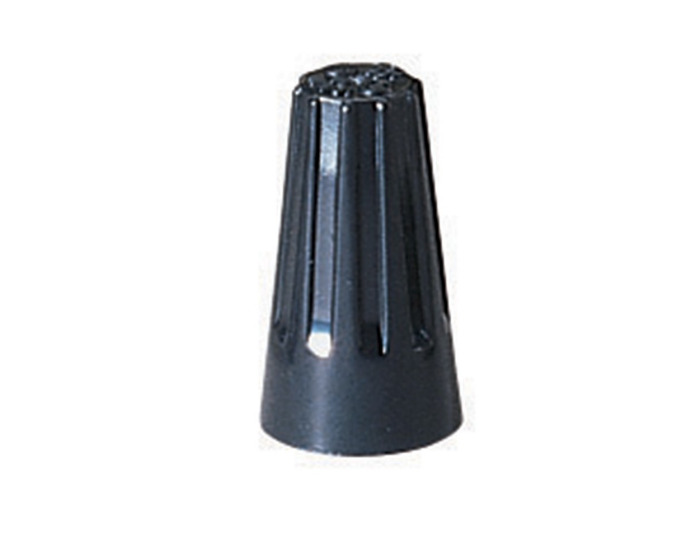 IDEAL, Wire Connector, Wire-Nut, High Temperature Twist-On, Number Of Conductors: 1 to 5, Conductor Range: 22 - 14 AWG, Min 2 - 22, MAX 3-16, Material: THERMOPLASTIC POLYESTER, Color: Black, Voltage Rating: 300 V, Environmental Conditions: Tough, UL 94V-0 Flame-Retardant Shell Rated At 150 DEG C (302 F), Model Number: 72B, Width: 25/64 IN, Height: 45/64 IN