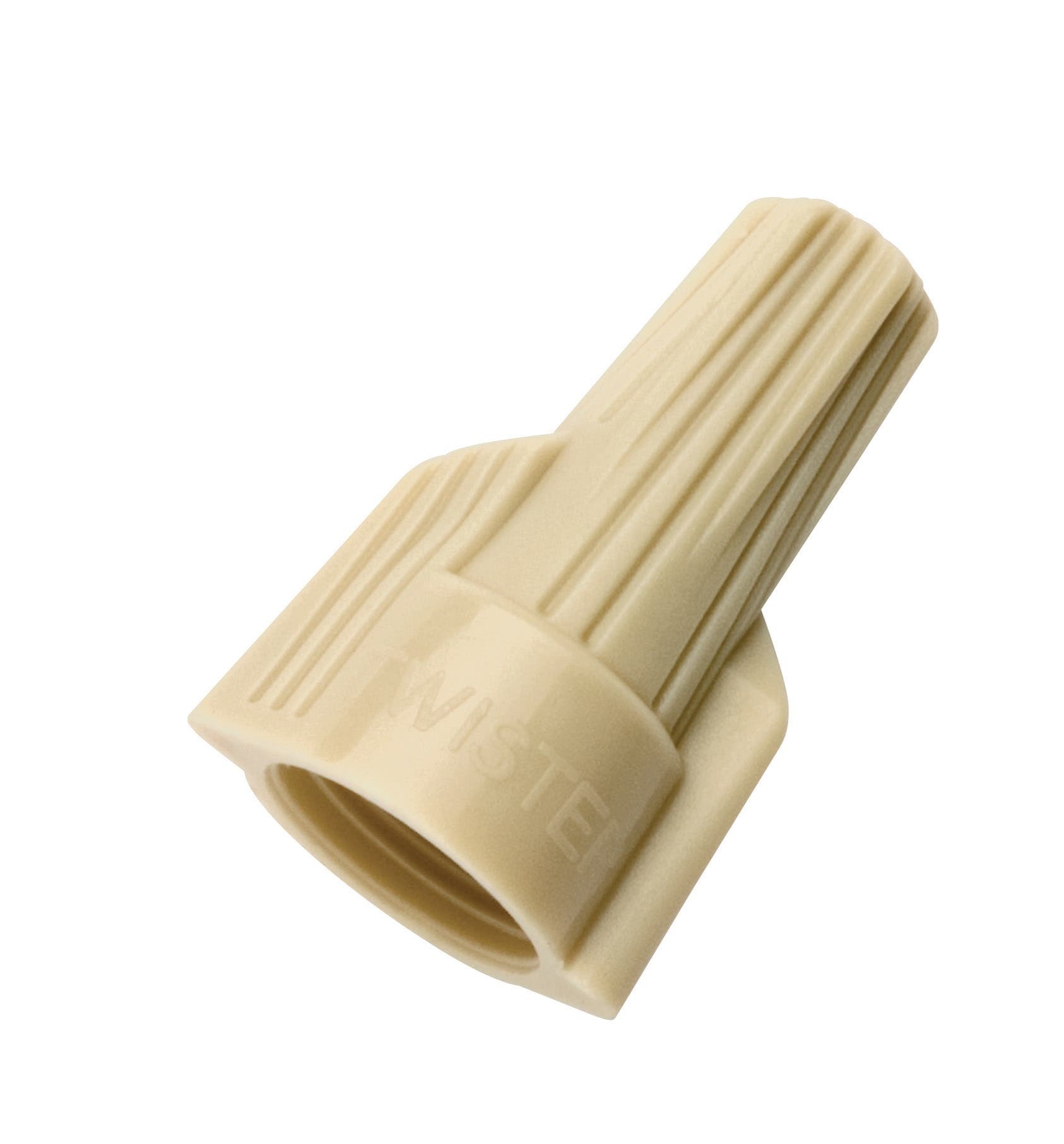 IDEAL, Wire Connector, Twister, Conductor Range: 22 - 8 AWG, 3/22 AWG Min, 3/10 AWG MAX, Number Of Conductors: 1 to 6, Material: Flame-retardant Polypropelene, Color: Tan, Voltage Rating: 600 V, Environmental Conditions: Tough, UL 94V-2 Flame-Retardant Shell Rated At 105 DEG C (221 F), Wire Type: Cu/Cu, Model Number: 341