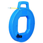 IDEAL, Fish Tape, S-Class, Rapid-Pak, Length: 50 FT, Tape End: Eyelet, Material: Nylon Jacket, Structural Glass Core, Fiberglass Tape, Case Diameter: 12 IN, Replacement Tape: 31-160, Diameter: 3/16 IN
