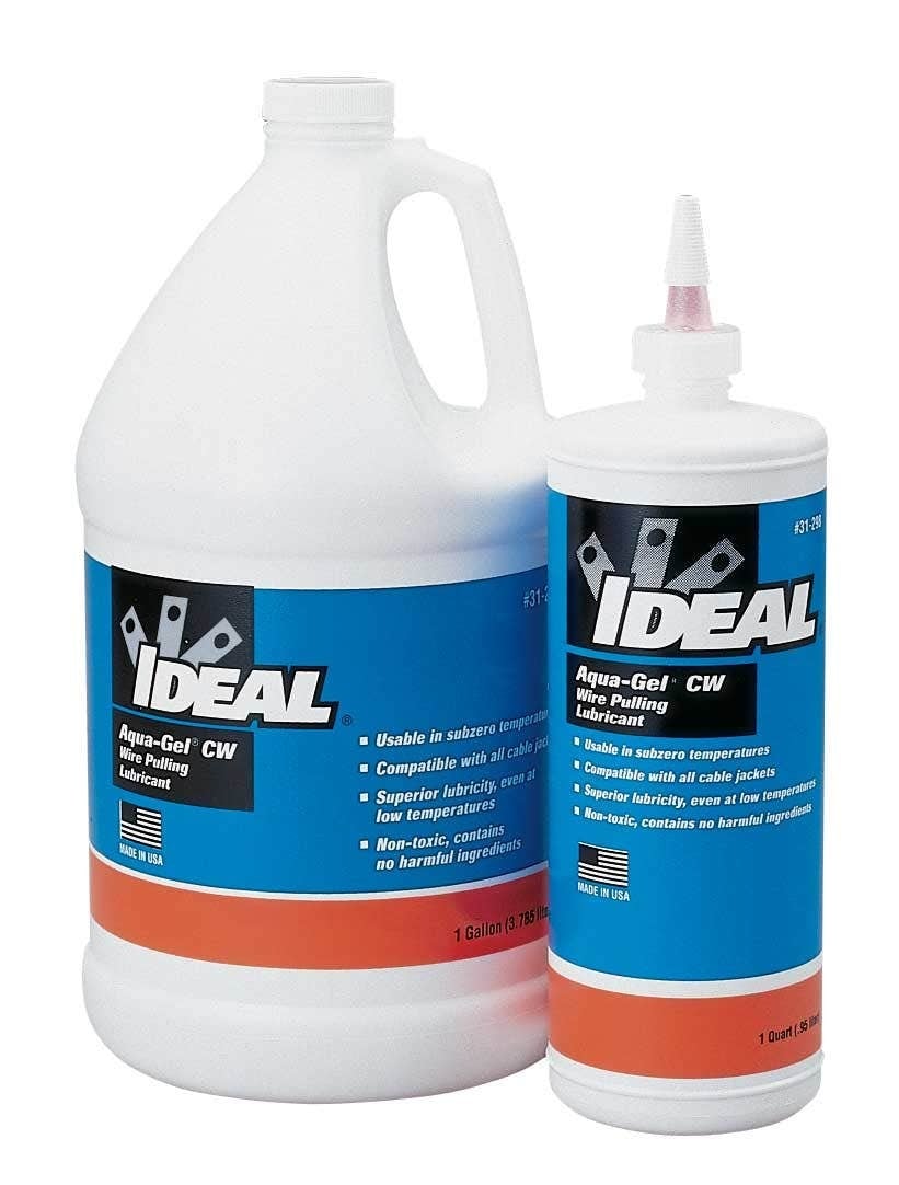 Aqua-Gel CW Lubricant, Size: 5 GAL, Container: Pail, Specific Gravity: 1.10, Plastic Safe: Yes, Mild Odor, Voc: 4.1 GPL (As Packaged, Minus Water), Working Temperature: -28 To 40 DEG F, Boiling Point: 212 DEG F (100 DEG C), Percent Volatile By Volume: Less Than 45 PCT, Percent Solid By Weight: Approximately 60 PCT, Pink Gel, 7.5 - 8.5 pH, Solubility In Water: Infinite, Storage Temperature: -28 To 190 DEG F, For Cable Pulling