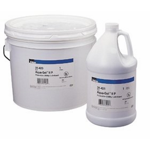 IDEAL, Wire Pulling Lubricant, Aqua-Gel IIP, Temperature Rating: 28 To 180 DEG F, Package: Drum, Weight: 55