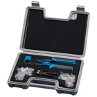 IDEAL, Termination Kit, Telemaster, Economy 10Base-T, Consist Of 1: 30-496 Telemaster RJ-11/RJ-45 Tool, Black Handle,Telemaster RJ-11/RJ-45 Tool, Consist Of 2: 45-165 Coaxial Stripper, 3/16 IN To 5/16 IN, UTP/Coax Stripper, Consist Of 3: 85-346 8-Position 8-Contact Round Solid, 25/Card, 8-Position RJ-45 Non-Keyed Solid Plugs, Cable Type: RJ-45, RJ-11