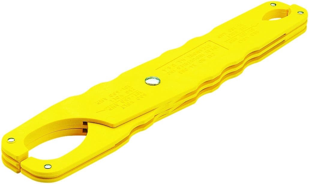 IDEAL, Fuse Puller, Safe-T-Grip, Large, Size: Large, Length: 11-3/4 IN, Material: Glass Filled Polypropylene, Color: Yellow, Fuse Type: Cartridge, Fuse Diameter: 3/4 - 2-1/2 IN, Fuse Amperage: 31 - 600, 31 - 400 AMP, Fuse Voltage: 250, 600 V