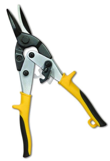 IDEAL, Aviation Tin Snip, Straight Cut, Material: Chrome-Molybdenum Steel Forged Blade, Handle Type: Durometer Grip