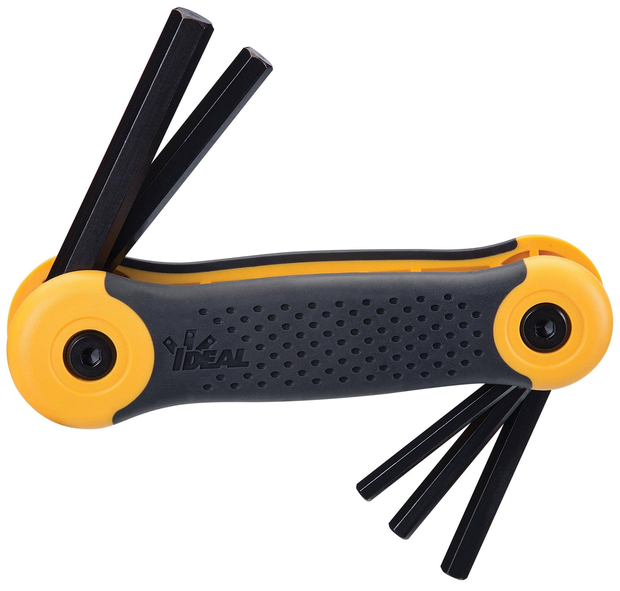 IDEAL, Hex-Key Set, Overall Length: 5 1/4 IN, Arm Length: 5 IN, Includes: 5/64 IN, 7/64 IN, 1/8 IN, 9/64 IN, 5/32 IN, 3/6 IN, 7/32 IN, 1/4 IN Hex Key, Warranty: Lifetime Guarantee