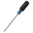 IDEAL, Screwdriver, Phillips, Phillips Head Screws, Tip Size: #2, Overall Length: 10-3/8 IN, Shank Length: 6 IN, Handle Type: Cushioned Rubber Grip, Blade Material: Chrome Vanadium Steel, Blade Finish: Nickel-Chrome Plating, Tip Type: Phillips, Shank Size: #2 IN, Warranty: Lifetime Guarantee