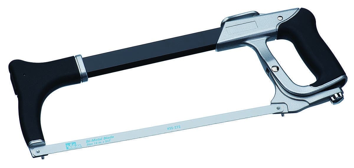 IDEAL, Hacksaw, Dual-Purpose, Heavy-Duty, Overall Length: 16 IN, Teeth Per Inch: 24 TPI, Blade Size: 12 IN, Blade Material: Bi-Metal