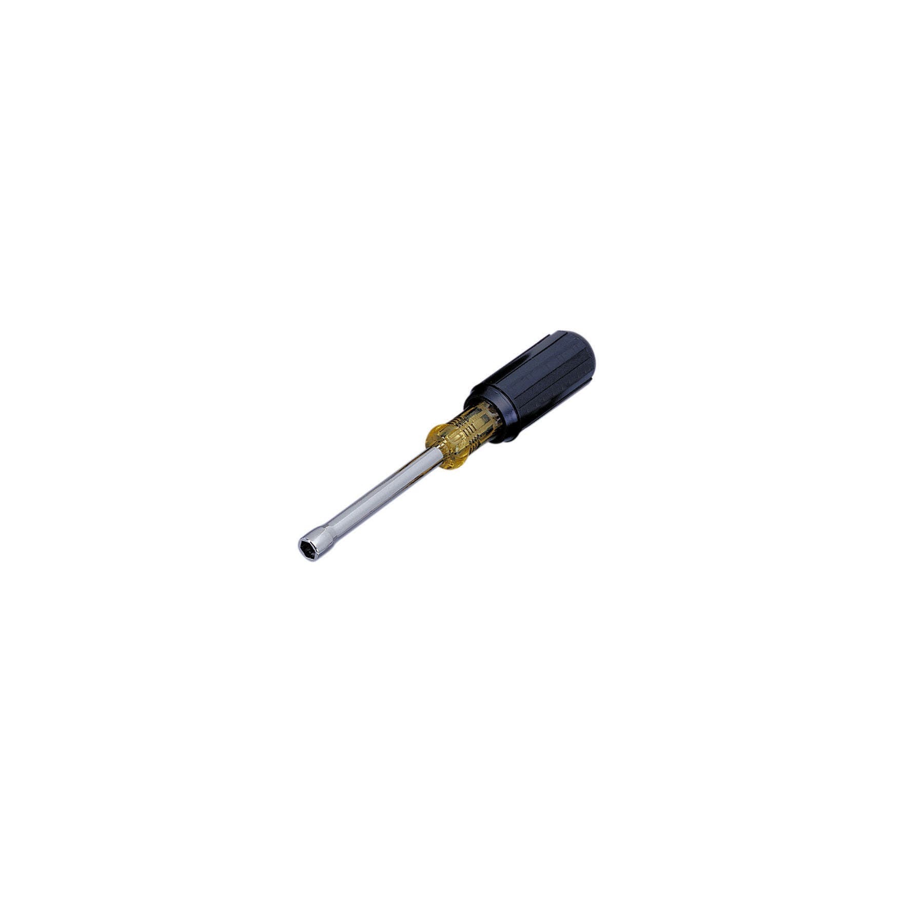 IDEAL, Nutdriver, Nutmaster, Drive Size: 5/16 IN, Shank Length: 3-1/4 IN, Shank Type: Hollow, Handle Color: Yellow, Shank Finish: Nickel Chrome Plated, Warranty: Lifetime Guarantee, Handle Type: Cushioned Rubber Grip