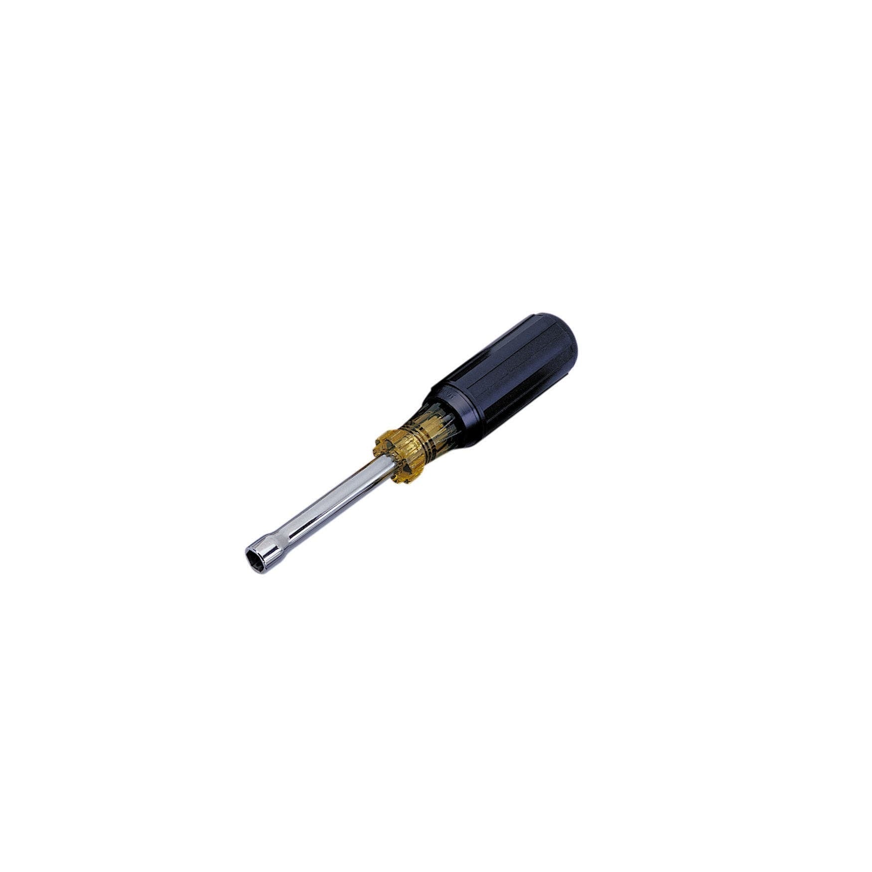 IDEAL, Nutdriver, Nutmaster, Drive Size: 3/8 IN, Shank Length: 3-1/4 IN, Shank Type: Hollow, Handle Color: Blue, Shank Finish: Nickel Chrome Plated, Warranty: Lifetime Guarantee, Handle Type: Cushioned Rubber Grip