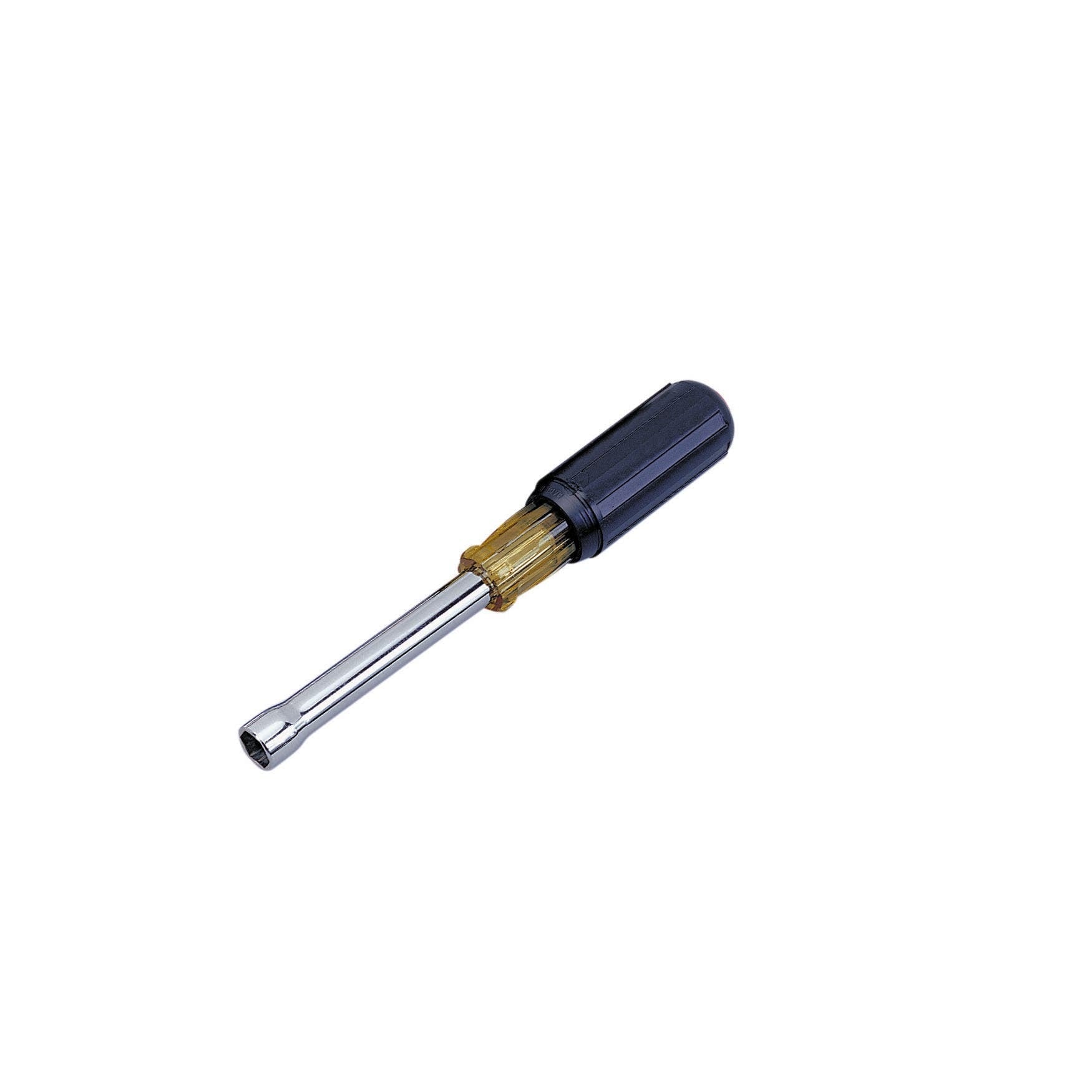 IDEAL, Nutdriver, Nutmaster, Drive Size: 1/2 IN, Shank Type: Hollow, Shank Length: 4 IN, Handle Color: Red, Shank Finish: Nickel Chrome Plated, Warranty: Lifetime Guarantee, Handle Type: Cushioned Rubber Grip