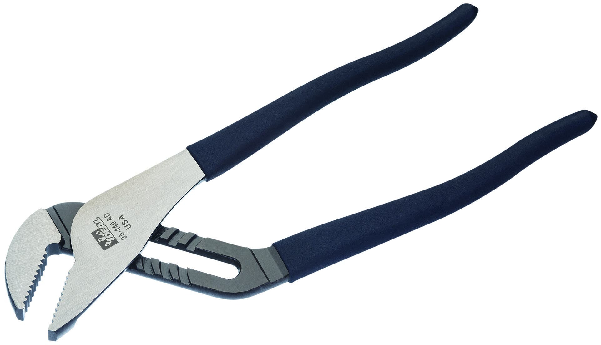 LASERedge Tongue And Groove Pliers, Overall Length: 12 IN, 2-1/4 IN Jaw Opening, Vinyl-Coated, Comfort-Grip, Dipped Handle, Drop-Forged, High-Carbon Steel