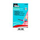 IDEAL, Wire Marker Booklet, Size: 1/4 X 1-1/2 IN Marker, Material: Plastic-Impregnated Cloth, Legend: 46-90, Temperature Rating: -40 To 180 DEG F, Markers Per Page: 10, Number Of Pages: 10/Booklet, Legend Color: Non-Smear Black, Adhesion: 45 OZ/IN Width Ultimate, Includes: 450 Wire Markers And 450 Terminal Markers