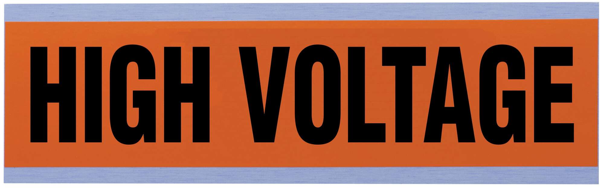 IDEAL, Marker Card, Voltage And Conduit, Large, Size: 2-1/4 IN Width, Length: 9 IN, Material: Vinyl-Impregnated Cloth, Legend: HIGH VOLTAGE, Temperature Range: -40 to 180 DEG F, Text Size: 1-3/4 IN, Adhesion: 45 OZ/IN Width Ultimate