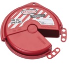 IDEAL, Valve Lockout, Gate, Lockout Material: Xenoy Thermoplastic Body, Stainless Steel, Valve Size Range: 2 - 5 IN, Capacity: Up To 3/8 IN Shackles, Temperature Range: -50 DEG F (-46 DEG C) To +350 DEG F (177 DEG C)