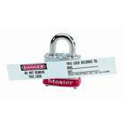Lock Label And Overlaminate, Vinyl Label With Peel-Off Adhesive Backing, Polyester Overlaminate, Package: 8 Of Each