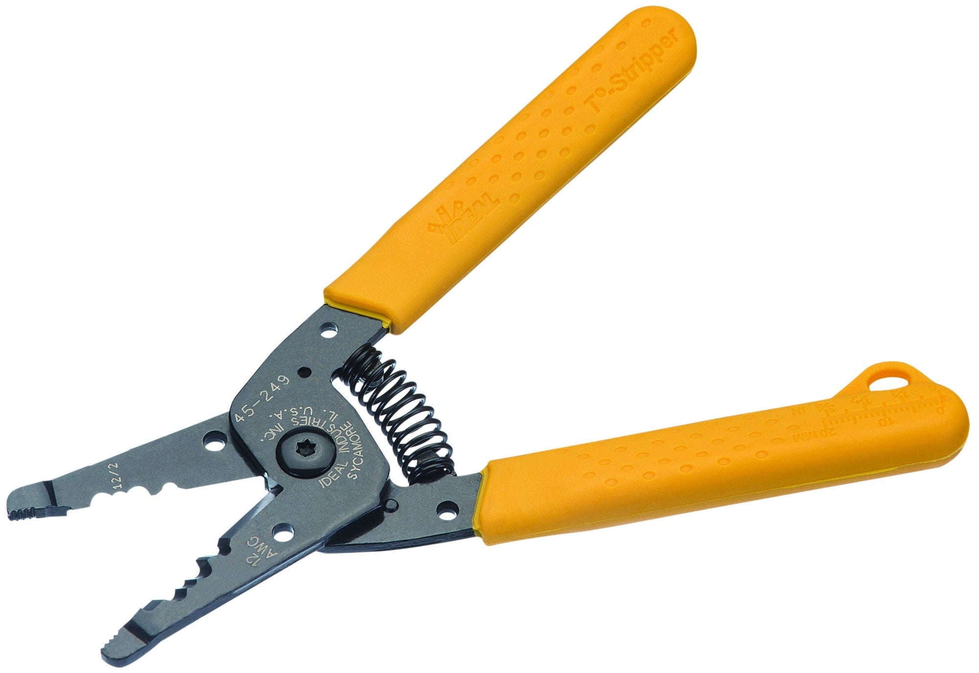 T-Stripper Wire Stripper, Size: 12/2 AWG Solid NM Cable, For Strips And Cuts NM Cable Sheath And Conductors