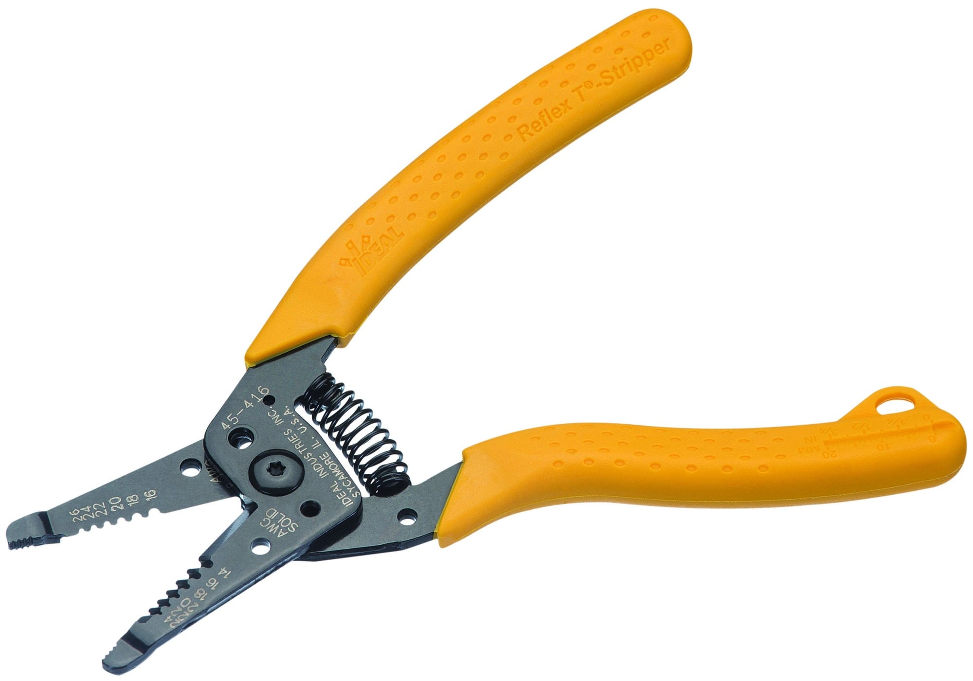 Reflex Premium T-6 T-Stripper Wire Stripper, Size: 14 - 24 AWG Solid, 16 - 26 AWG Stranded, Ergonomic Handle