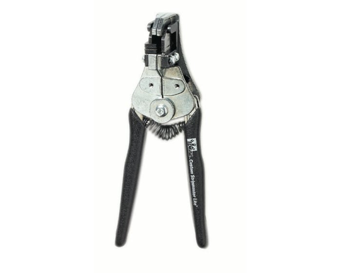 IDEAL, Wire Stripper, Custom Stripmaster Lite, Standard, Wire Size: 24 - 30 AWG, Blade Type: Die Type, Includes: Grit Pad, Strip Hole Size: 024/033 IN For 24 AWG, 018/025 IN For 26 AWG, 020/040 IN For 28 AWG, 016/037 IN For 30 AWG