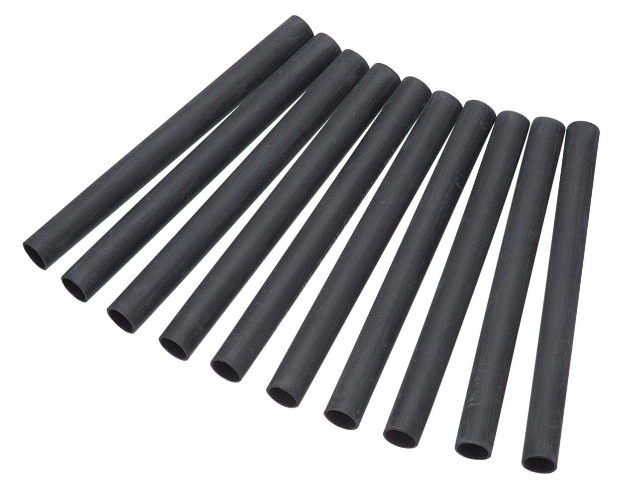 IDEAL, Heat Shrinkable Tube, Thermo-Shrink, Heavy-Wall Heat Shrink Tubing, Shrink Ratio: 3:1, Thickness: 060 IN, Length: 6 IN, Dielectric Strength: 500 V/MIL (20 KV MINT), Volume Resistivity: 1013 OHM -CM MIN, Continuous Operating Temperature: -55 To 110 DEG C, Minimum Shrink Temperature: 120 - 250 DEG C (200 DEG C Recommended), Low Temperature Flexibility: -55 DEG C, Heat Shock: No Cracks, Flowing Or Dripping (4 HR At 225 DEG C), Water Absorption: 0.5 PCT, Heat Aging: 500 PCT (168 HR At 175 DEG C Tensile Strength Elongation), Cable Range: 12 - 6 AWG, Nominal Recoveredi.d. (max.): 0.150 IN, Expanded I.d. (min.): 0.400, Copper Corrosion: Non-Corrosive, Ultimate Elongation: 600 PCT Min., Model: TS-46-400