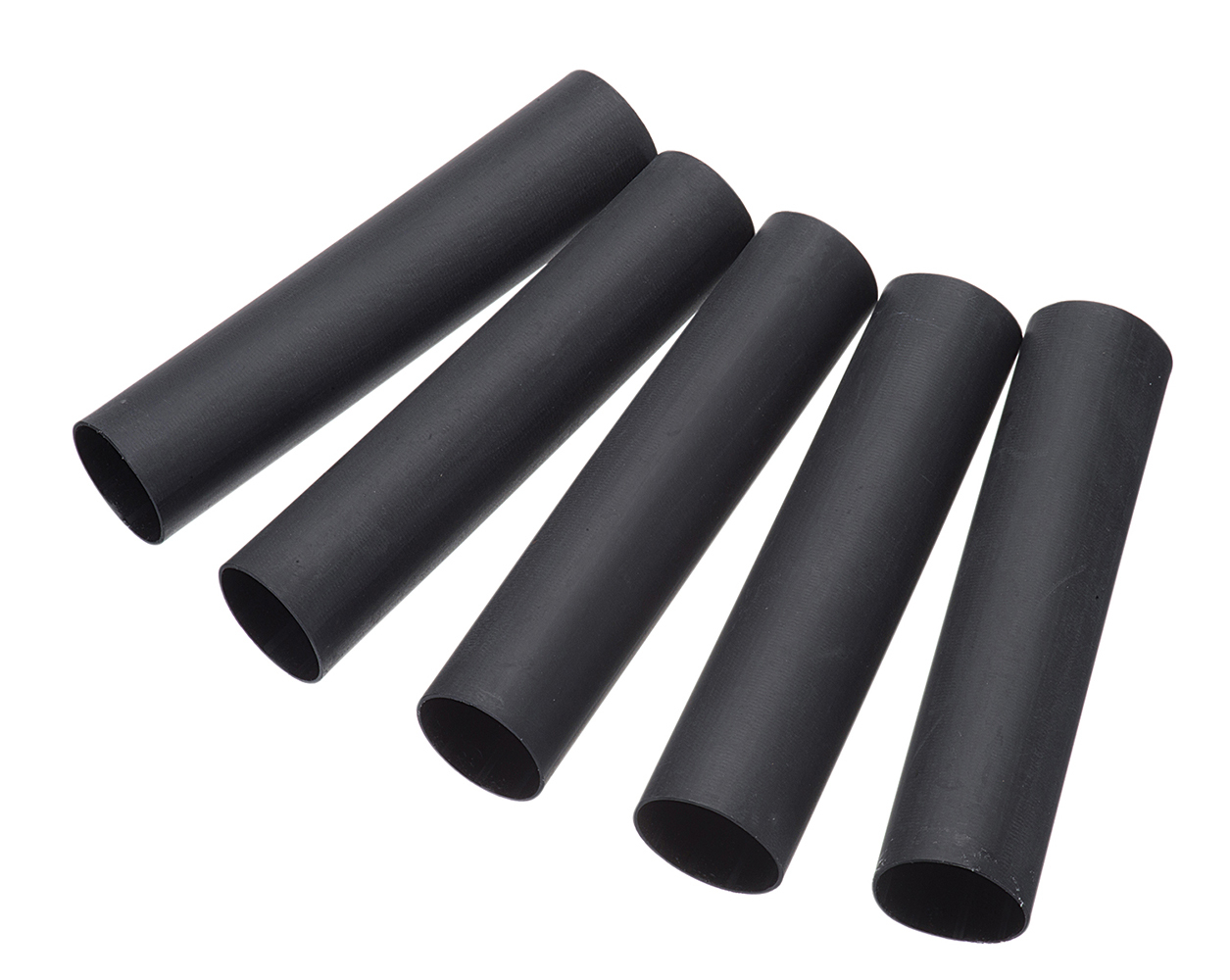 IDEAL, Heat Shrinkable Tube, Thermo-Shrink, Heavy-Wall Heat Shrink Tubing, Shrink Ratio: 3:1, Thickness: 0.120 IN, Length: 6 IN, Volume Resistivity: 1013 OHM -CM MIN, Dielectric Strength: 500 V/MIL (20 KV MINT), Continuous Operating Temperature: -55 To 110 DEG C, Minimum Shrink Temperature: 120 - 250 DEG C (200 DEG C Recommended), Low Temperature Flexibility: -55 DEG C, Heat Shock: No Cracks, Flowing Or Dripping (4 HR At 225 DEG C), Water Absorption: 0.5 PCT, Heat Aging: 500 PCT (168 HR At 175 DEG C Tensile Strength Elongation), Cable Range: 4 - 3/0 AWG, Nominal Recoveredi.d. (max.): 0.350 IN, Expanded I.d. (min.): 1.100, Copper Corrosion: Non-Corrosive, Ultimate Elongation: 600 PCT Min., Model: TS-46-1100