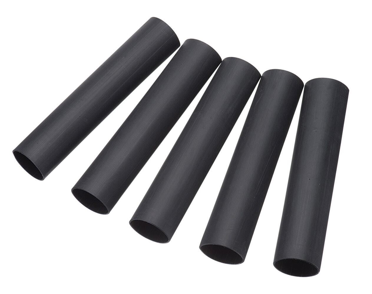 IDEAL, Heat Shrinkable Tube, Thermo-Shrink, Heavy-Wall Heat Shrink Tubing, Shrink Ratio: 3:1, Thickness: 0.160 IN, Length: 9 IN, Volume Resistivity: 1013 OHM -CM MIN, Dielectric Strength: 500 V/MIL (20 KV MINT), Continuous Operating Temperature: -55 To 110 DEG C, Minimum Shrink Temperature: 120 - 250 DEG C (200 DEG C Recommended), Low Temperature Flexibility: -55 DEG C, Heat Shock: No Cracks, Flowing Or Dripping (4 HR At 225 DEG C), Water Absorption: 0.5 PCT, Heat Aging: 500 PCT (168 HR At 175 DEG C Tensile Strength Elongation), Cable Range: 4/0 AWG - 400 MCM, Nominal Recoveredi.d. (max.): 0.470 IN, Expanded I.d. (min.): 1.500, Copper Corrosion: Non-Corrosive, Ultimate Elongation: 600 PCT Min., Model: TS-46-1500