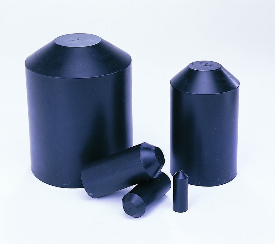 IDEAL, Heat Shrinkable Tube, Thermo-Shrink, Medium-Wall Heat Shrink, Thickness: 0.138 IN, Length: 4-1/2 (End Cap) IN, Dielectric Strength: Less Than 15 KV/MM IEC 243, Volume Resistivity: 1014 OHM.CM For IEC 93, Continuous Operating Temperature: -55 DEG CC To 110 DEG C IEC 216, Cable Range: 2000 - 2500 MCM, Nominal Recoveredi.d. (max.): 1.380 IN, Expanded I.d. (min.): 2.950, Elongation At Break: ASTM D 638, Less Than 400%, Elongation Of Break After Aging: Less Than 300 PCT 150 DEG C, 168 HR