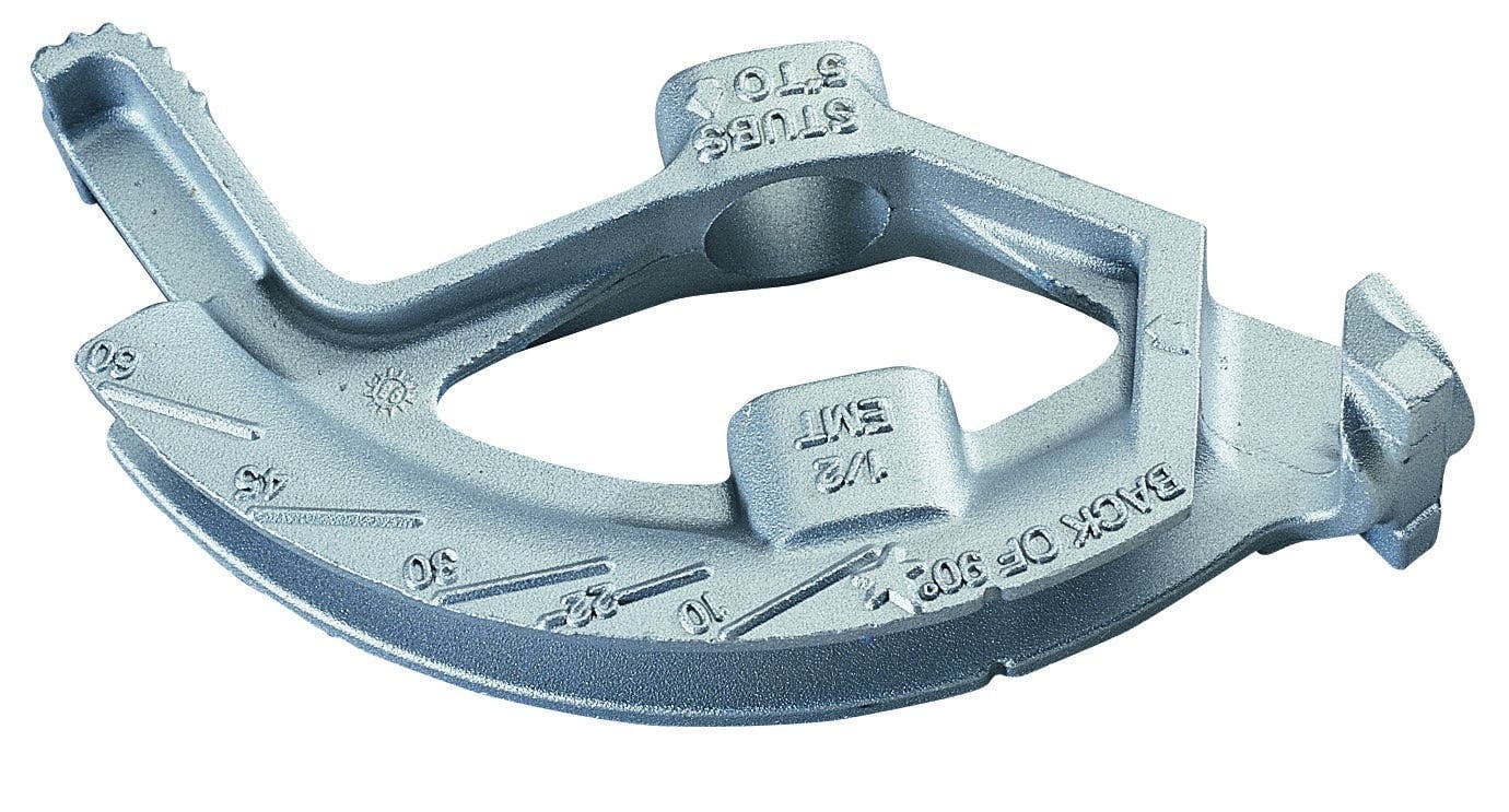 IDEAL, Conduit Bender Head, Aluminum, Centerline Bend Radius: 4 IN, Construction: Aluminum, Conduit Size: 1/2 IN EMT