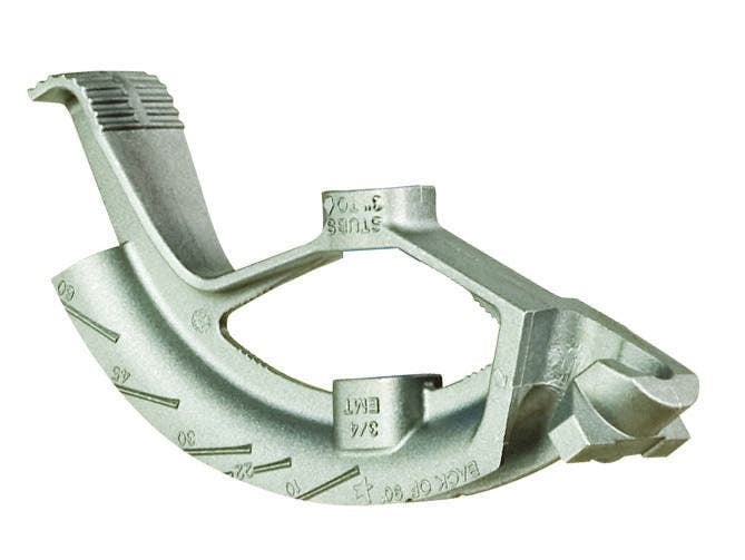 IDEAL, Conduit Bender Head, Aluminum, Centerline Bend Radius: 5 IN, Construction: Aluminum, Conduit Size: 3/4 IN EMT