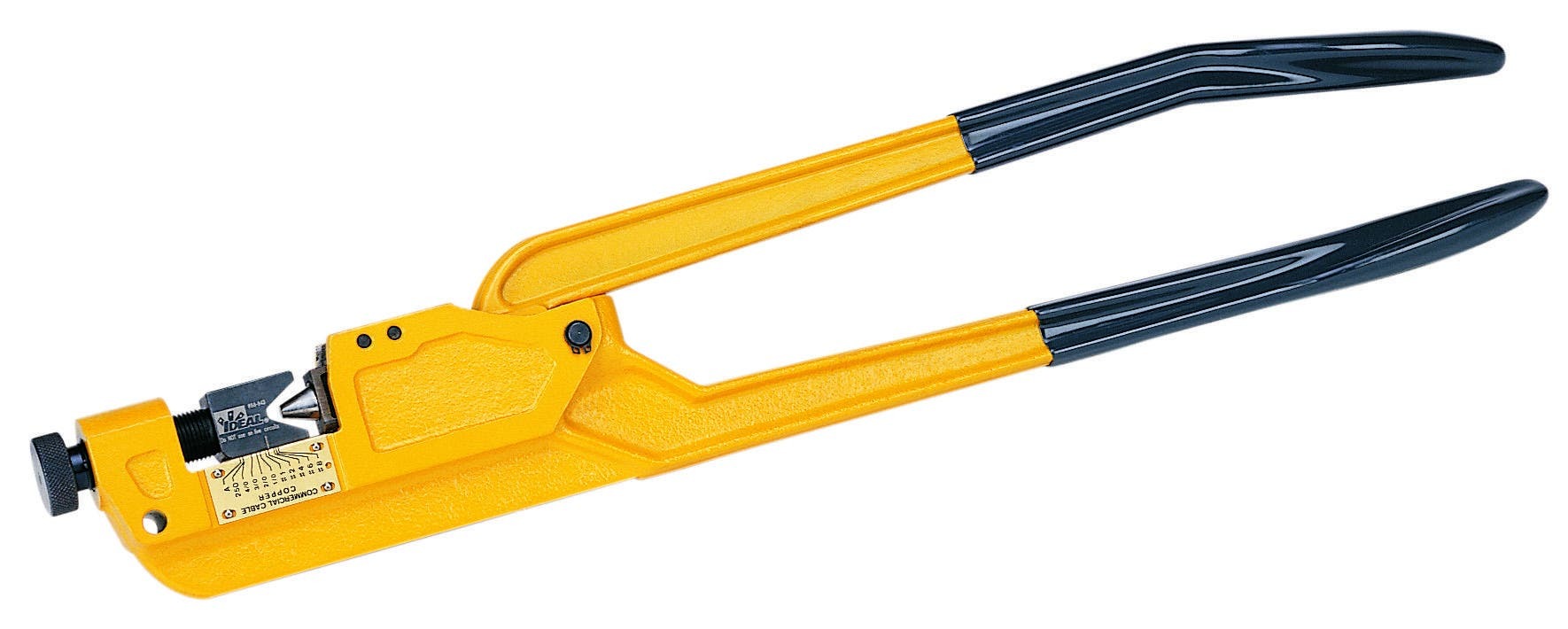 Hand Operated Indentor, Wire Size: 6 AWG To 4/0 Aluminum And 8 AWG To 250 KCMIL Copper Wires, Rugged Cast Steel, UL Listed