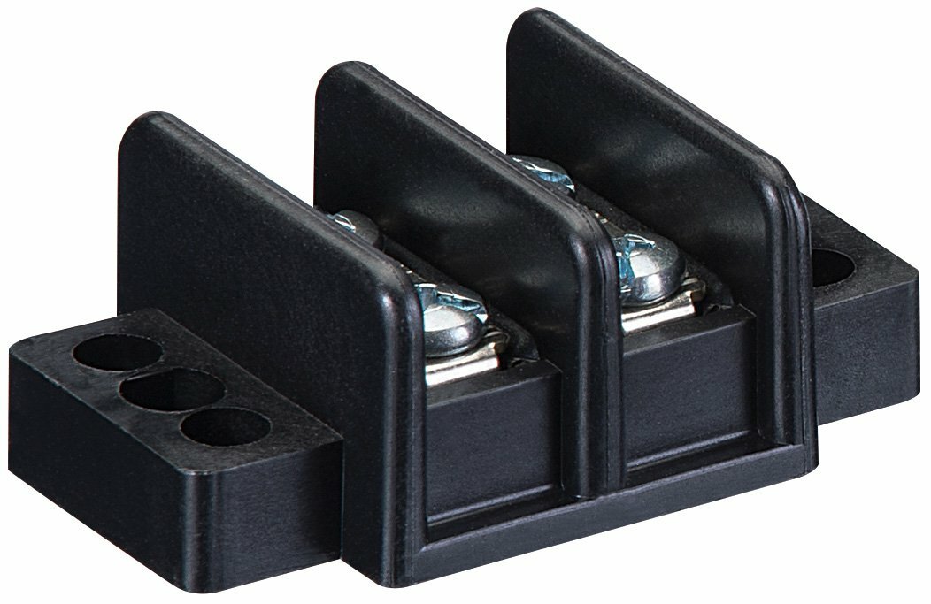 IDEAL, Terminal Strip, Wire Size: 22 - 10 AWG, Spacing: 0.562 IN, Amperage Rating: 30 AMP, Voltage Rating: 600 V, Material: Zinc-Plated Steel Screw, Number Of Circuits: 8, Torque Rating: 16 IN-LB, Terminal Screw Size: 8
