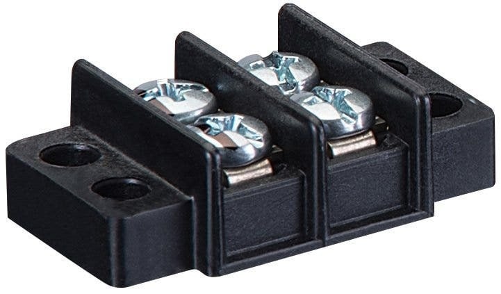 IDEAL, Terminal Strip, Wire Size: 22 - 14 AWG, Spacing: 0.375 IN, Amperage Rating: 20 AMP, Voltage Rating: 150 V, Material: Zinc-Plated Steel Screw, Number Of Circuits: 6, Torque Rating: 9 IN-LB, Terminal Screw Size: 6