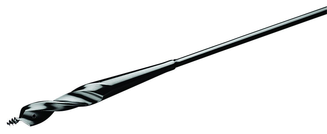 IDEAL, Flexible Bit, Screw Point, Type B, Bit Diameter: 3/8 IN, Overall Length: 54 IN, Shank Diameter: 3/16 IN