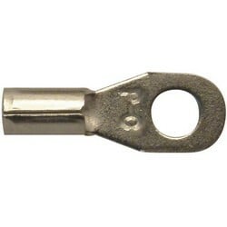 ILSCON Ring Terminal, Conductor Size 4/0, 3/8in Bolt Size, Non-Insulated, Pack of 2