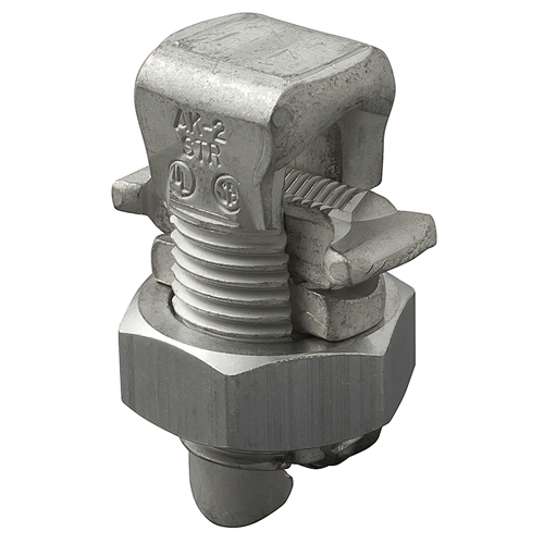 Aluminum Split Bolt, Main Range 4-8, Tap Range 4-10, Tin Plated, UL, CSA