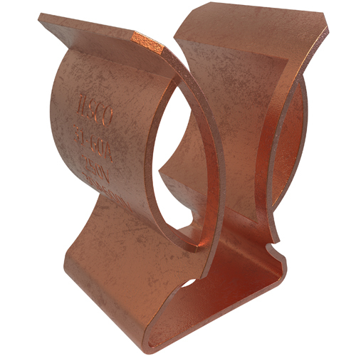 Bronze Fuse Clip, #8 Bolt Size, 60 Amps, 250 V, Fuse Stop