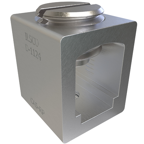 Aluminum Box-Type Mechanical Lug, Conductor Range 1/0-14 CU, 1/0-12 AL, 1 Hole, Round Boss, Tin Plated