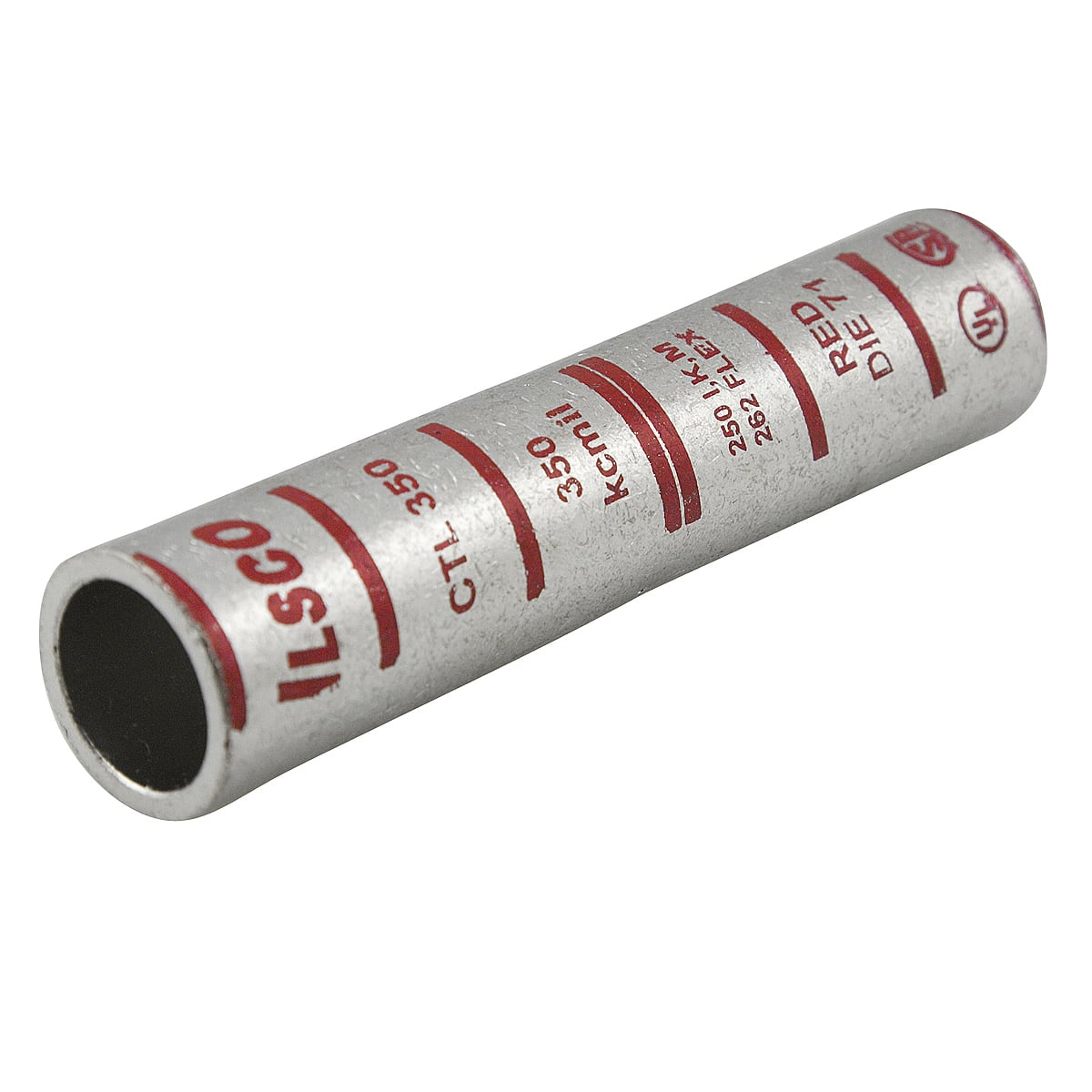 Surecrimp Copper Compression Sleeve, Conductor Size 500, Long Barrel, Tin Plated, UL, CSA